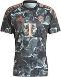 adidas FC Bayern M&uuml;nchen Ausw&auml;rtstrikot Saison 2024/2025 Herren schwarz/gold...