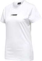 Hummel hmlOFFGRID TEE S/S WO - WHITE/FORGED IRON - XS