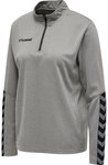 Hummel hmlAUTHENTIC HALF ZIP SWEATSHIRT WOMAN - GREY MELANGE - XS