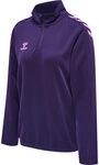 Hummel hmlCORE XK HALF ZIP SWEAT WOMAN - ACAI - S