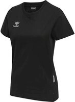 Hummel hmlMOVE GRID COT. T-SHIRT S/S WOMAN - BLACK - XS