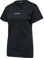 Hummel hmlOFFGRID TEE S/S WO - JET BLACK/FORGED IRON - S