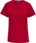 Hummel hmlRED BASIC T-SHIRT S/S WOMAN - TANGO RED - XS