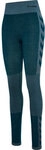 HUMMEL hmlCLEA SEAMLESS MID WAIST TIGHTS - DARK SEA - XS