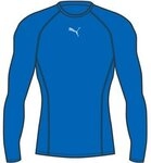 Puma Liga Baselayer Tee LS Gr&ouml;&szlig;e M Blau