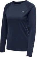 Hummel WOMEN CORE RUNNING T-SHIRT L/S - BLACK IRIS - XS