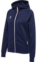 Hummel hmlMOVE GRID COT. ZIP HOODIE WOMAN - MARINE - XS