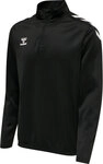 Hummel hmlCORE XK HALF ZIP POLY SWEAT - BLACK - S