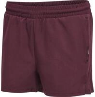 Hummel hmlMOVE GRID WOVEN SHORTS WOMAN - GRAPE WINE - XL