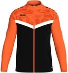 JAKO Polyesterjacke Iconic, 116, schwarz/neonorange