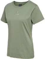 Hummel hmlACTIVE CHEVRONS CO TEE S/S WOMAN - SEA SPRAY - XS
