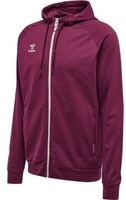 Hummel hmlMOVE GRID COTTON ZIP HOODIE - GRAPE WINE - S