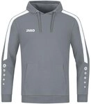 Jako Kapuzensweat Power steingrau 38