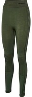 Hummel hmlCLEA SEAMLESS MID WAIST TIGHTS CLIMBING IVY/BEETLE MELANGE XS