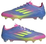 adidas F50 ELITE FG Fussballschuhe blau/gelb/pink 9&frac12; (44 EU)