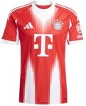 adidas FC Bayern M&uuml;nchen Heimtrikot Saison 2025/2026 Kinder rot/wei&szlig; 164