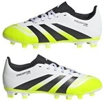 adidas Predator Club FG/MG Kinder Fussballschuhe wei&szlig;/schwarz/gelb 30 (30 EU)