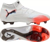 Puma Future 8 Ultimate FG Fussballschuhe puma white-puma black-glowing red 46,5
