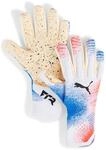 Puma Future Ultimate NC Torwarthandschuhe puma white-glowing red-ultra blue 9,5