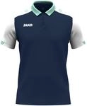 JAKO Polo Dynamic marine/wei&szlig;/minze 140