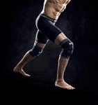 Select Elastische Kniebandage mit Polster schwarz S