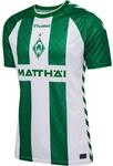 Hummel SV Werder Bremen Heim Jersey Kinder Saison 2026/2027 gr&uuml;n/wei&szlig; 116