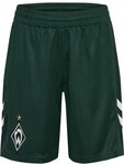 Hummel Werder Bremen Away Short Saison 2026/2027 Kinder dunkelgr&uuml;n 128