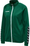 Hummel hmlAUTHENTIC WOMEN POLY ZIP JACKET - EVERGREEN - 2XL