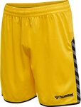Hummel hmlAUTHENTIC POLY SHORTS - SPORTS YELLOW/BLACK - 3XL