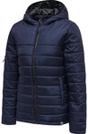 Hummel hmlNORTH QUILTED HOOD JACKET WOMAN - MARINE - 2XL