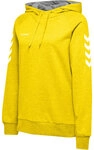 Hummel HMLGO COTTON HOODIE WOMAN - SPORTS YELLOW - XL