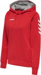 Hummel HMLGO COTTON HOODIE WOMAN - TRUE RED - L