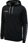 Hummel hmlAUTHENTIC POLY HOODIE - BLACK/WHITE - S