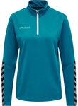 Hummel hmlAUTHENTIC HALF ZIP SWEATSHIRT WOMAN - CELESTIAL - M