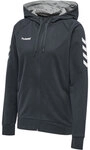 Hummel HMLGO COTTON ZIP HOODIE WOMAN - INDIA INK - XS