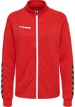 Hummel hmlAUTHENTIC WOMEN POLY ZIP JACKET - TRUE RED - L