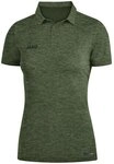 JAKO Polo Premium Basics 34 Khaki Meliert