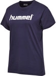 Hummel HMLGO COTTON LOGO T-SHIRT WOMAN S/S - MARINE - M