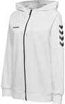 Hummel HMLGO COTTON ZIP HOODIE WOMAN - WHITE - M