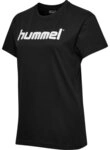 Hummel HMLGO COTTON LOGO T-SHIRT WOMAN S/S - BLACK - 2XL