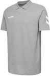 Hummel HMLGO COTTON POLO - GREY MELANGE - S