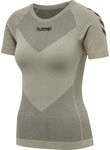 HUMMEL FIRST SEAMLESS JERSEY S/S WOMAN LONDON FOG M-L