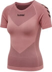 HUMMEL FIRST SEAMLESS JERSEY S/S WOMAN DUSTY ROSE XS-S