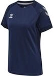 hmlLEAD S/S POLY JERSEY WOMEN - MARINE - 2XL