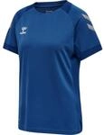 hmlLEAD S/S POLY JERSEY WOMEN - TRUE BLUE - L