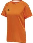 hmlLEAD S/S POLY JERSEY WOMEN - ORANGE TIGER - S