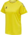 hmlLEAD S/S POLY JERSEY WOMEN - BLAZING YELLOW - XL