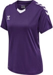 Hummel hmlCORE XK POLY JERSEY S/S WOMAN ACAI/WHITE 2XL