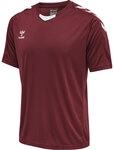 Hummel hmlCORE XK POLY JERSEY S/S - MAROON - L