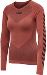 HUMMEL FIRST SEAMLESS JERSEY L/S WOMAN MARSALA M-L